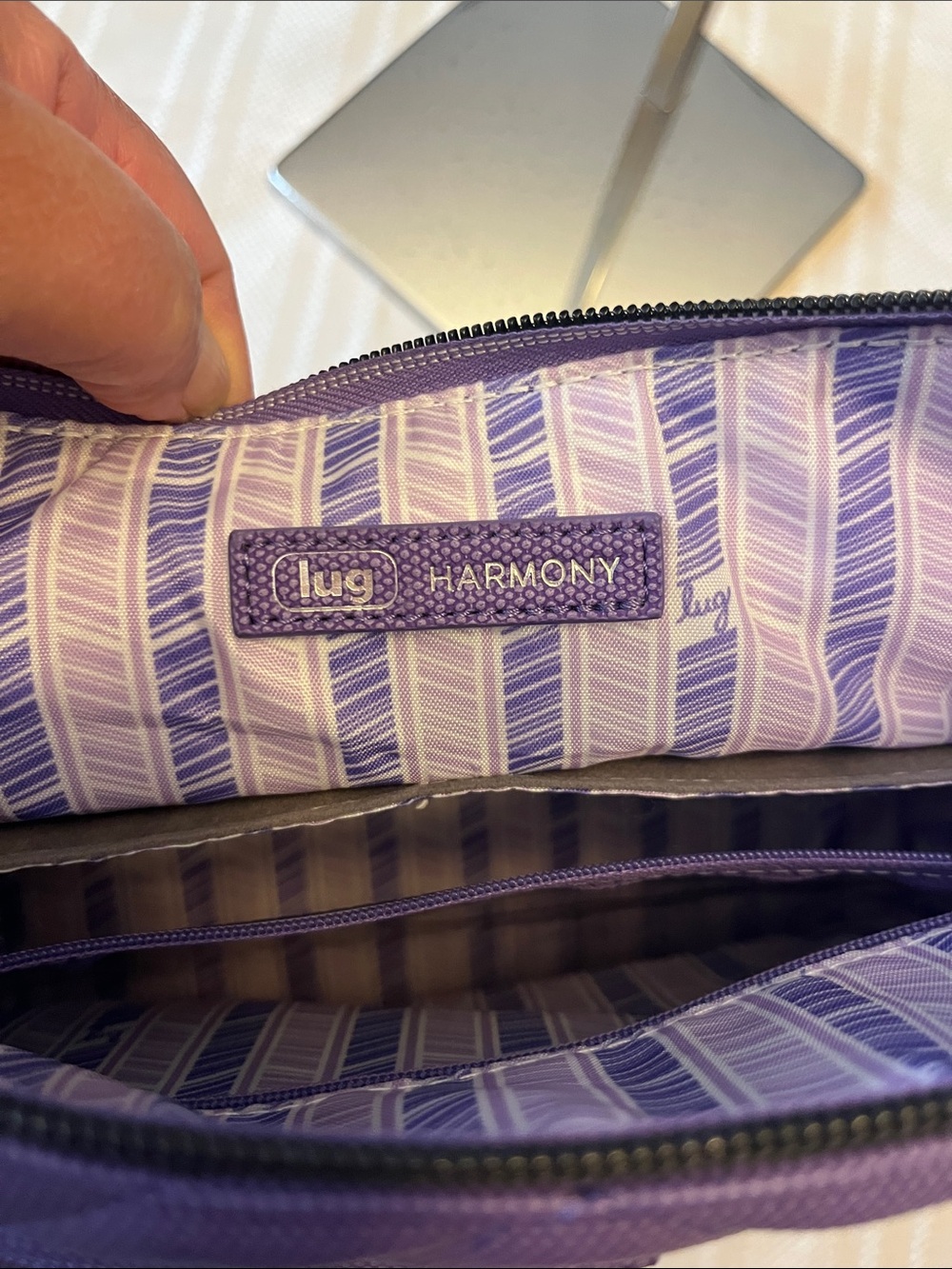 lug Lavender Quilted Shoulder Bag - Picture 5 of 10